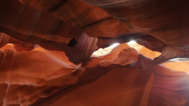 The Antelope Canyon, near Page, Arizona, USA.