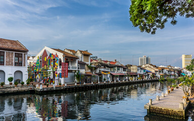 Fototapeta na wymiar Malacca River