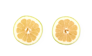 Sweet grapefruit cross-section