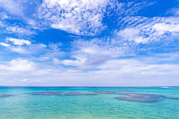 Sea, landscape. Okinawa, Japan, Asia.