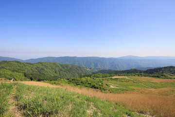 Fototapeta na wymiar 愛媛県四国中央市　塩塚高原の風景