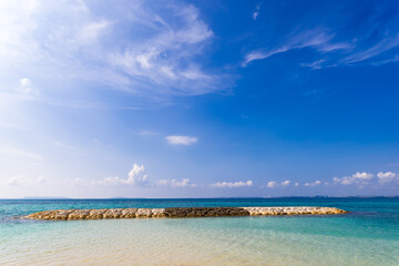 Sea, landscape. Okinawa, Japan, Asia.
