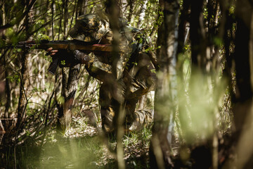 Photo of man with gun
