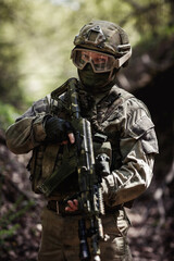 Photo of man with gun