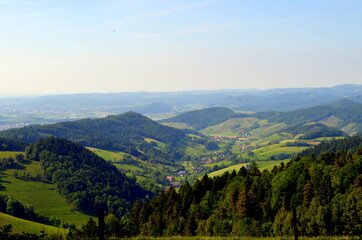 Fototapeta na wymiar Blick vom Rosskopf auf den Schwarzwald
