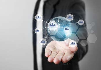 globe ,earth in human hand, Earth image  by Nasa