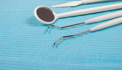 Disposable dental instruments.