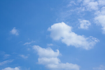 sky and cloud. clear day. blue sky.