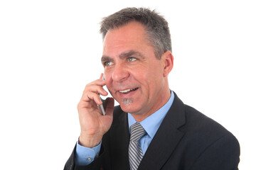 Geschäftsmann mit Smartphone