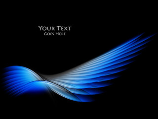 vector wavy design elements with copy space. Colorful illustration for you work. Eps10