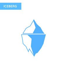iceberg icon illustration