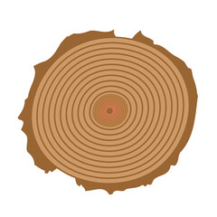 Tree cut illustration 