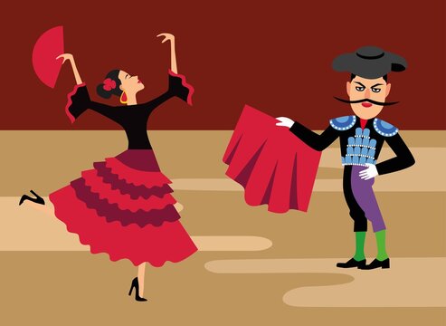 Cartoon Spanish Dancers Images – Browse 1,523 Stock Photos, Vectors, and  Video | Adobe Stock