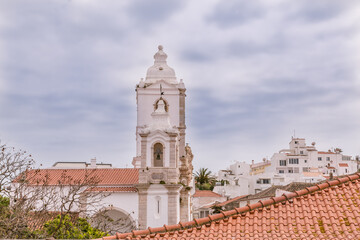 Fototapeta na wymiar Church in Lagos, the Algarve in Portugal
