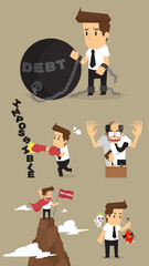 Set,Businessman Character