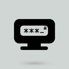 Fototapeta premium password icon