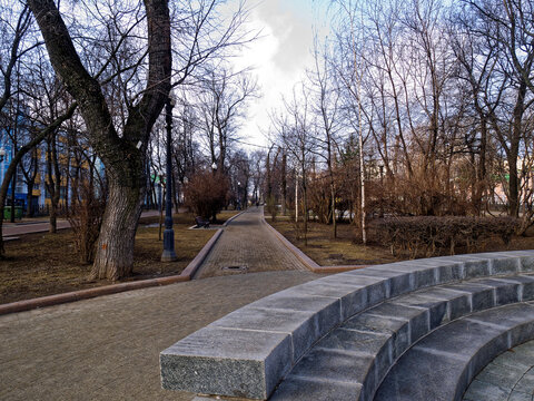 The Boulevard Ring In Moscow, Petrovka Street