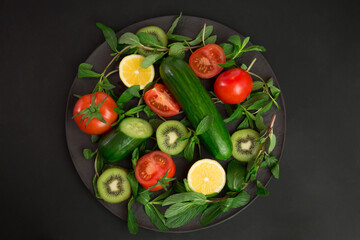 All vegetables you need for salad