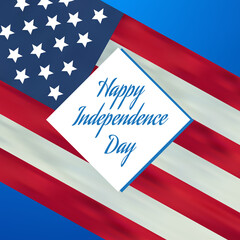 Fototapeta na wymiar Vintage Independence Day Happy 4th of July 1776-2013