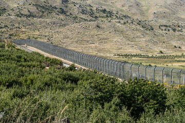 Obraz premium The Israel-Syria border