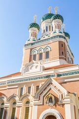 Fototapeta na wymiar Orthodoxy church Nice France