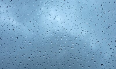 Close up to water drop on a glass background.
