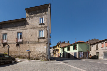 Fototapeta na wymiar Solopaca (Benevento, Italy) - View of the old town