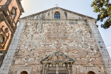Solopaca (Benevento, Italy) - SS. Christ Corpus church, 1617; the 17th-century facade is decorated...