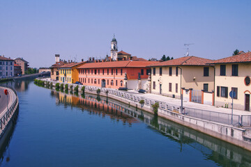 naviglio grande a gaggiano in provincia di milano italia europa da visitare per turismo italy europe