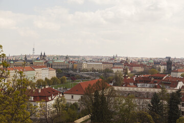 Fototapeta na wymiar The city of Prague panorama