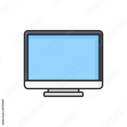 "desktop computer, line art" Stock image and royalty-free vector files