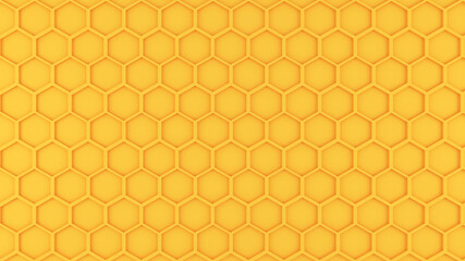 Yellow Honeycomb pattern graphic