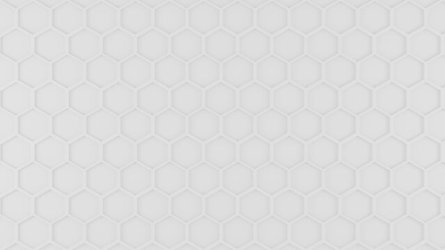 White Honeycomb pattern graphic