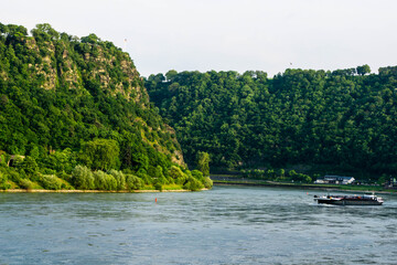 Loreley Schieferfelsen in St Goarshausen am Rhein Goar felsen 