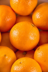 stack of oranges