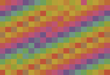 Abstraction multicolor background of pastel tones green red yellow square