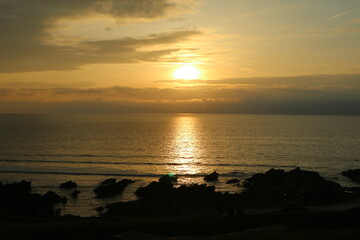 Newquay Sunset in Cornwall