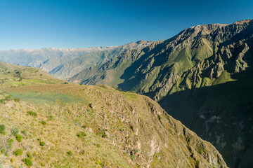 Colca canyon in Peru
