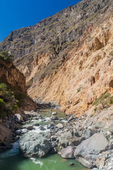 River in Colca canyon, Peru
