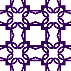 Dark purple luxury background seamless with ornamental pattern on white