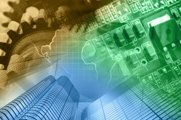 Obraz premium Euro background