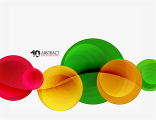 Circle vector background