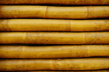 a vintage bamboo wall