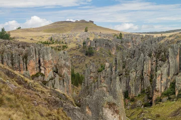 Foto op Canvas Los Frailones (Stone Monks), rock formations near Cajamarca, Peru. © Matyas Rehak