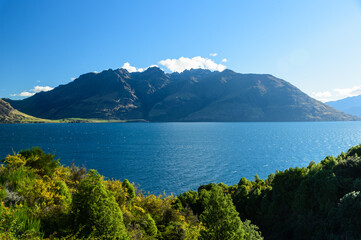 Fototapeta na wymiar Lake Wakatipu, New Zealand