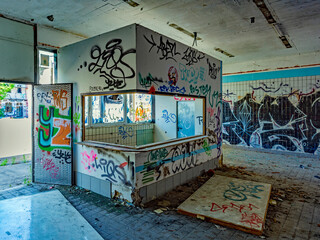 Naklejka premium lost places - old slaughterhouse
