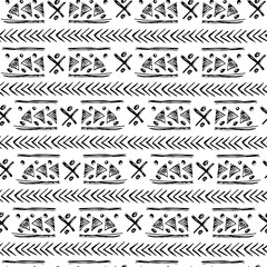 hand drawn seamless vector pattern