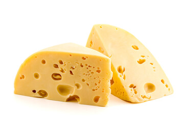 Cheese on white background, isolated