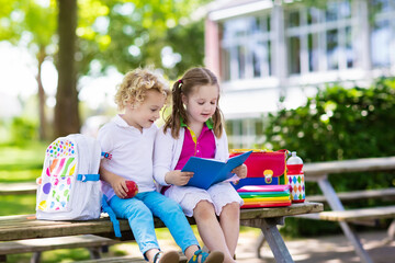 Children going back to school, year start