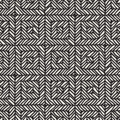 Vector seamless hand drawn pattern. Zigzag and stripe rough lines. Tribal design background. Ethnic doodle texture.